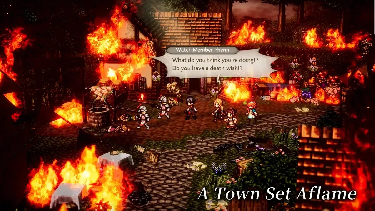 Screenshot from Octopath Traveler 0 trailer.