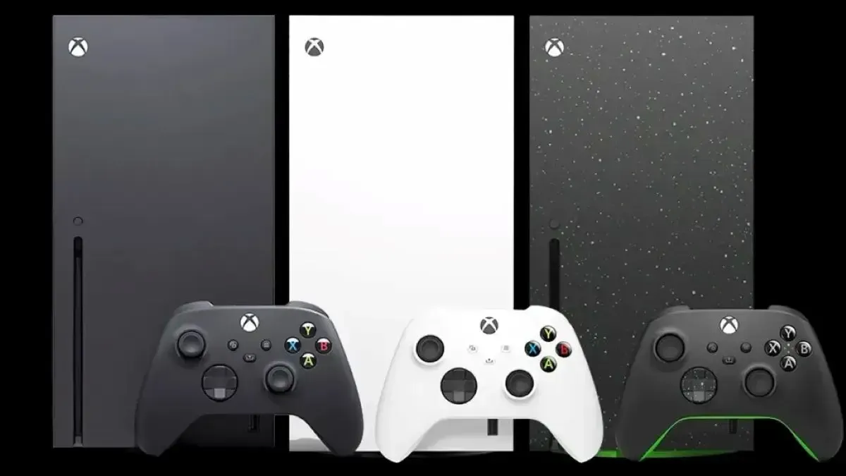 Hình ảnh của các biến thể Xbox Series X|S.