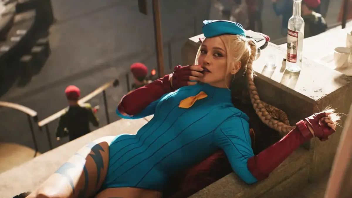 Cammy in the Street Fighter movie.