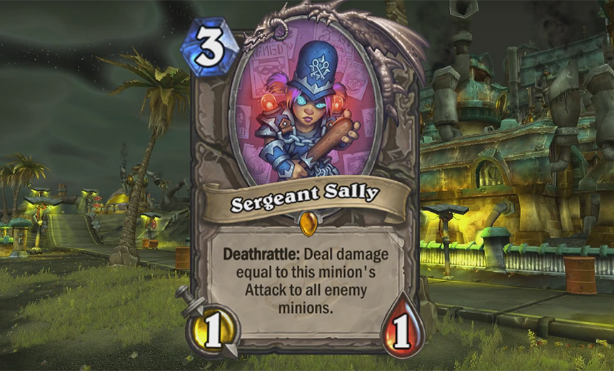 Hearthstone News New legendary card revealed Sergeant Sally GosuGamers