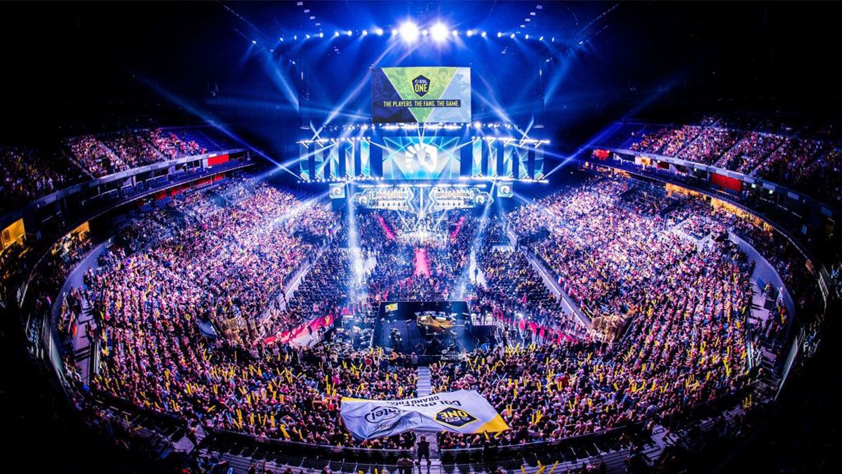 A photo of a CS:GO LAN finals