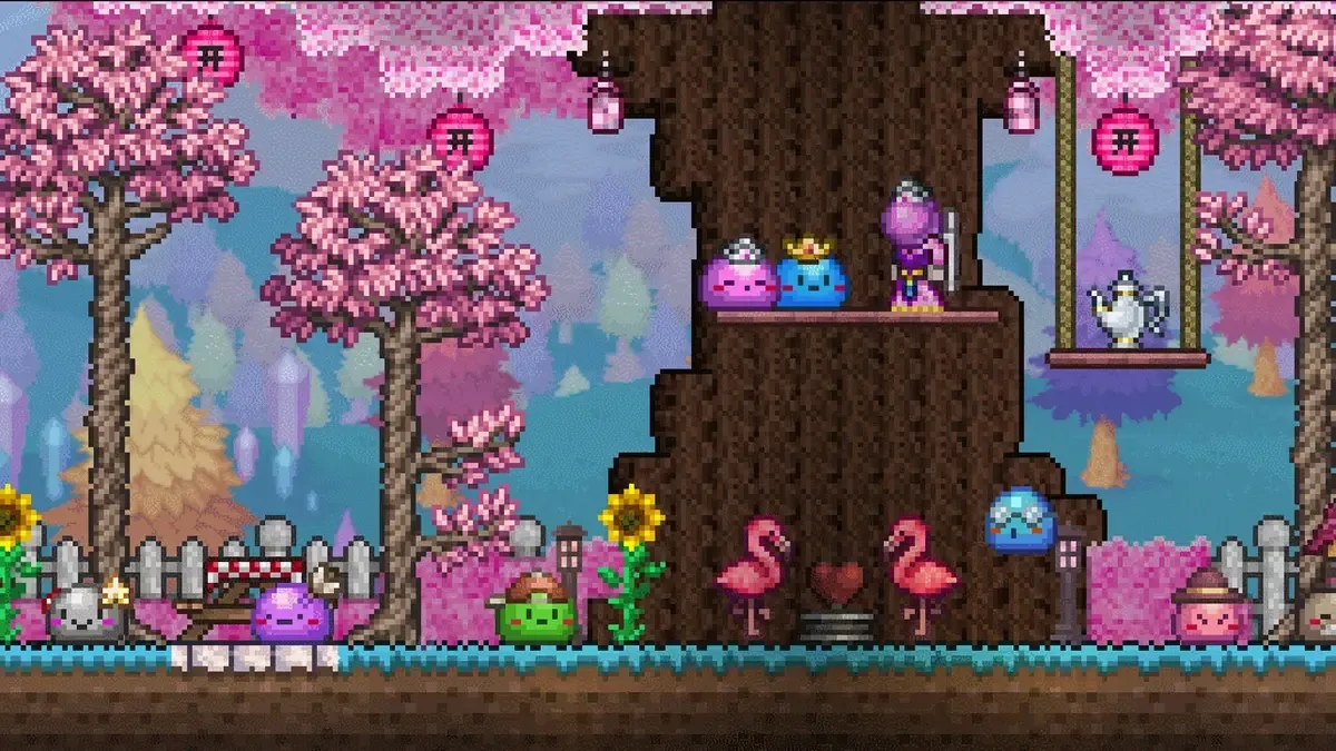 Terraria screenshot from 1.4.4 patch.