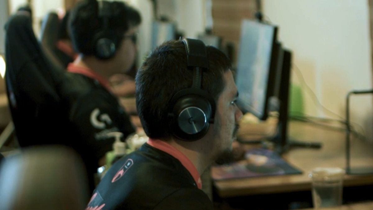 TNC Dota 2 players at their computers