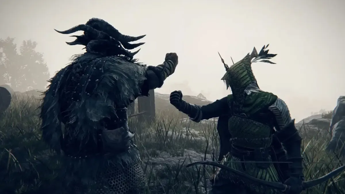 Two players cooperating, as featured in the Elden Ring: Nightreign two-player mode trailer.