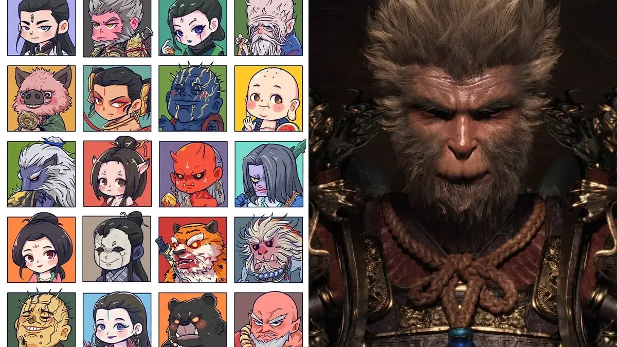 Hé lộ avatar siêu cute của các nhân vật trong Black Myth: Wukong