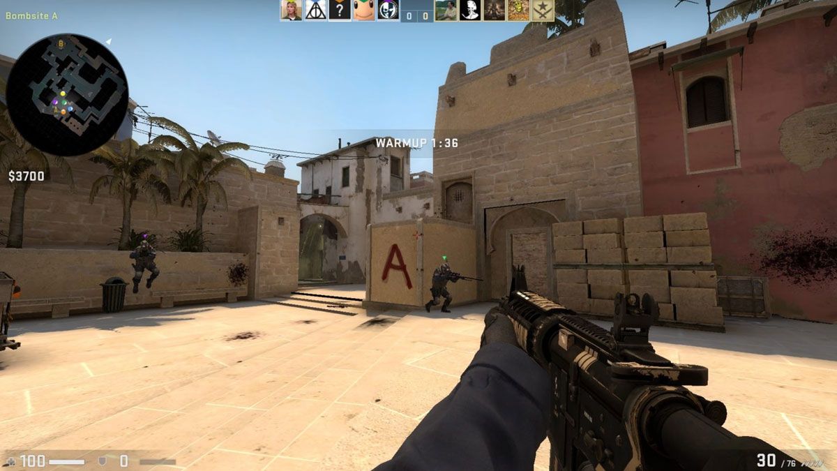 A screenshot of CS:GO 