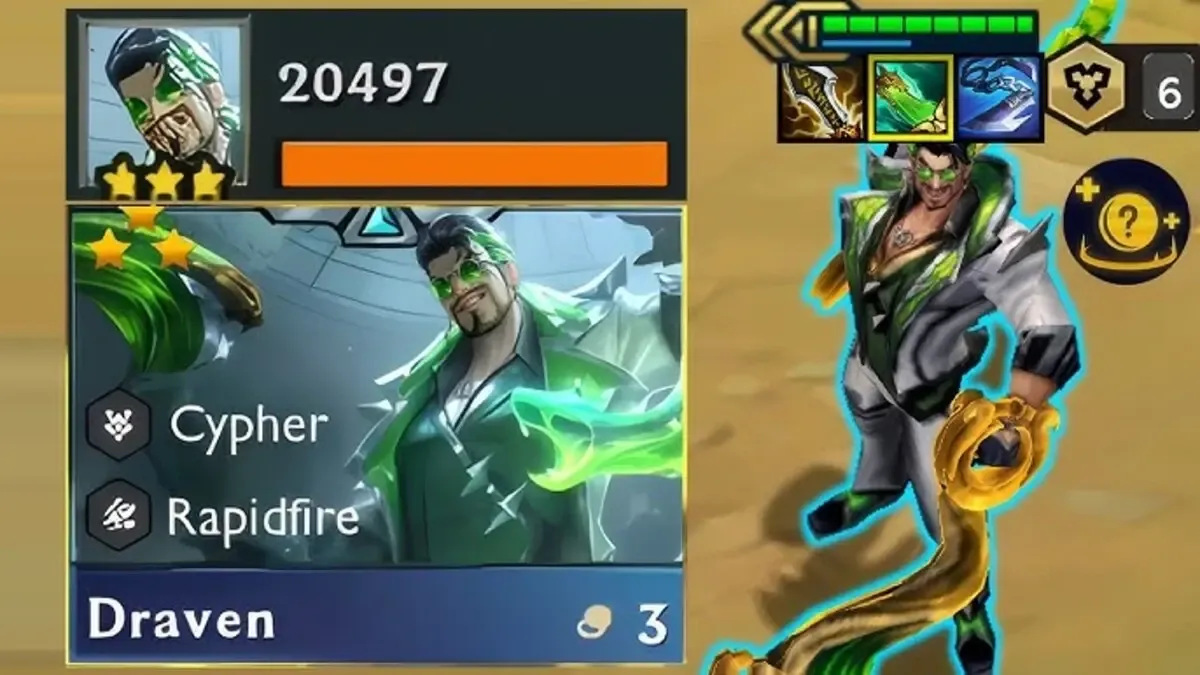 [ĐTCL] Đi Ngược Meta Với Đội Hình Draven Mã Hoá