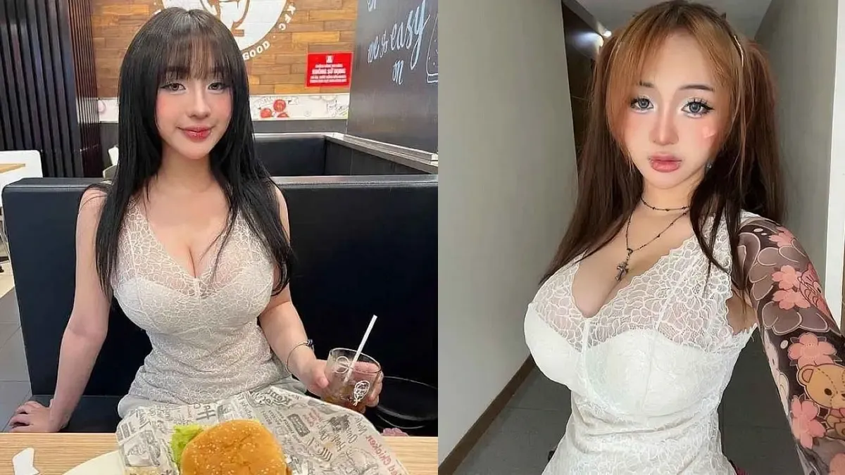 hotgirl nấu ăn