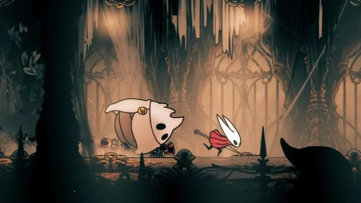 Silksong screenshot released on X by Team Cherry for Ultrawide.