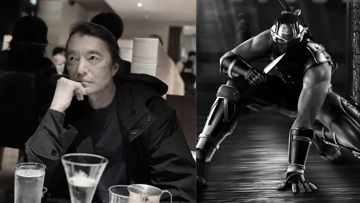 Itagaki's last photo posted on Facebook, and the KV of Ninja Gaiden 2004.