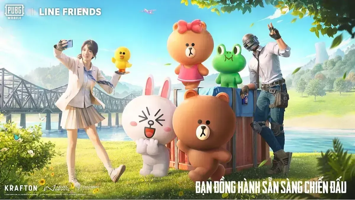 Line Friends tái xuất trong thế giới PUBE Mobile