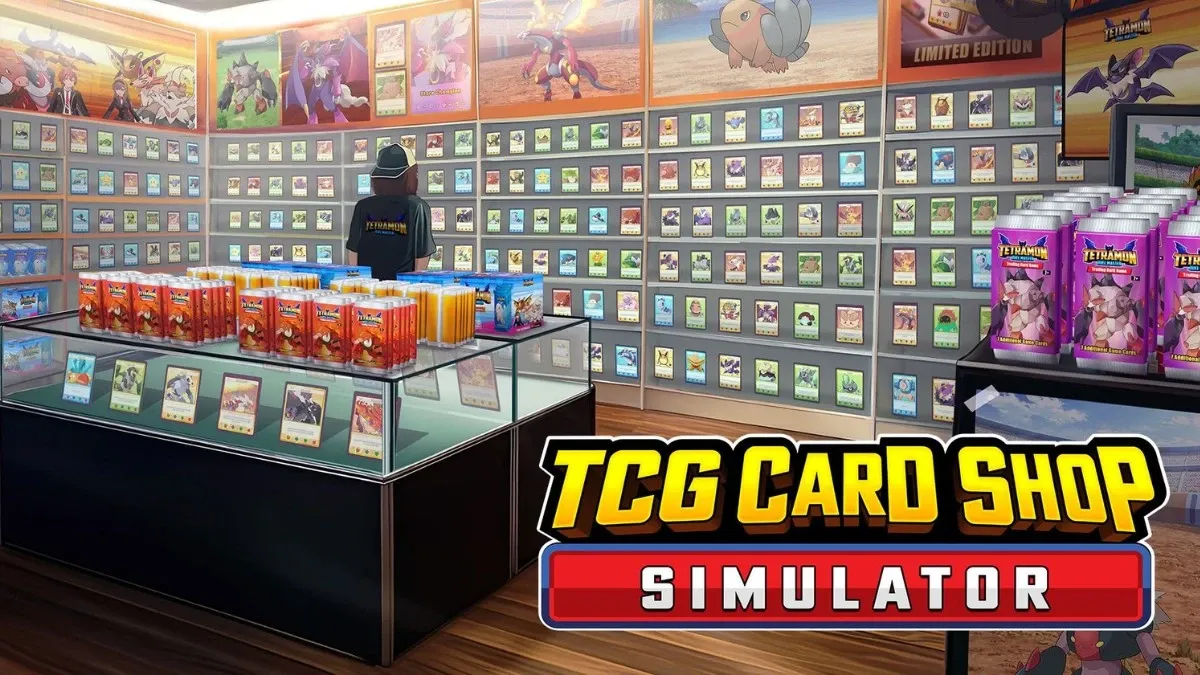 TCG Card Shop Simulator confirms PS5 and Nintendo Switch 2 release, adds playable Tetramon TCG