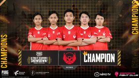 Bigetron RA champions of Ultimate Warrior Showdown PUBG Mobile