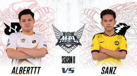Alberttt and Sanz in front of the MPL ID logo
