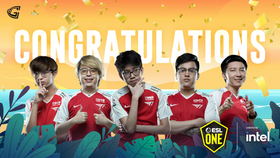 T1 Dota 2 team victorious at ESL One