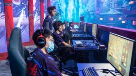 Team Aster Dota 2 players competing at AniMajor
