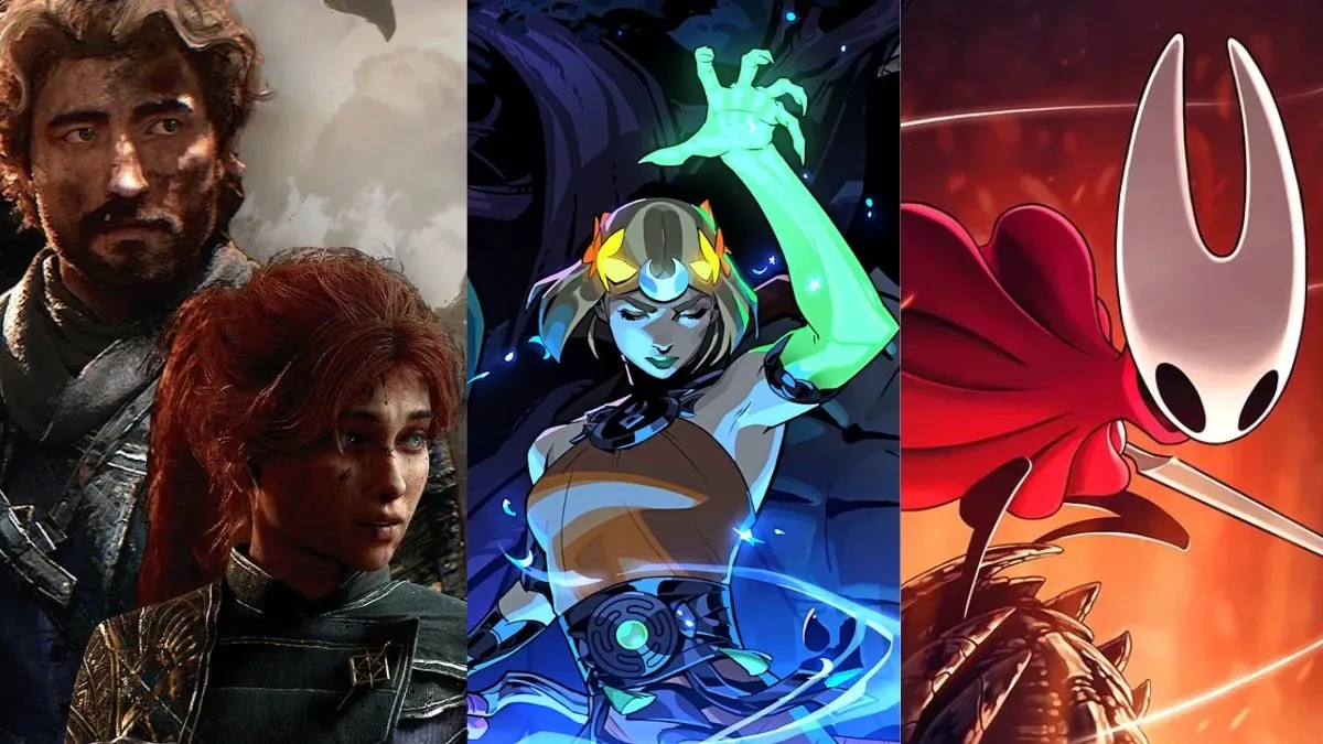 Gustave and Maelle, Melinoe, and Hornet.