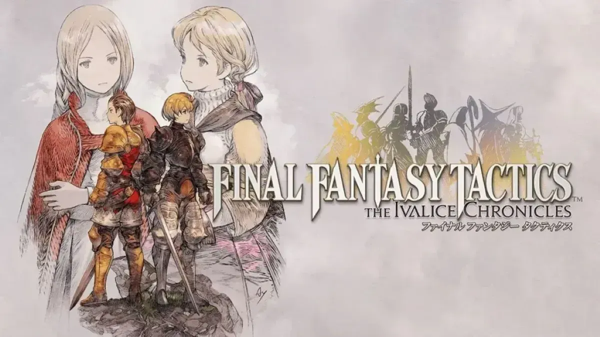 Bìa nghệ thuật cho Final Fantasy Tactics: The Ivalice Chronicles.