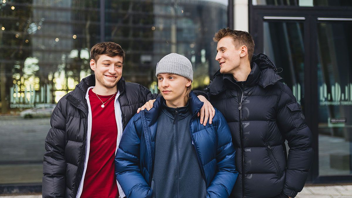 The trio of Aleksi “Aleksib” Virolainen, Valdemar “valde” Vangså and Mateusz “mantuu” Wilczewski