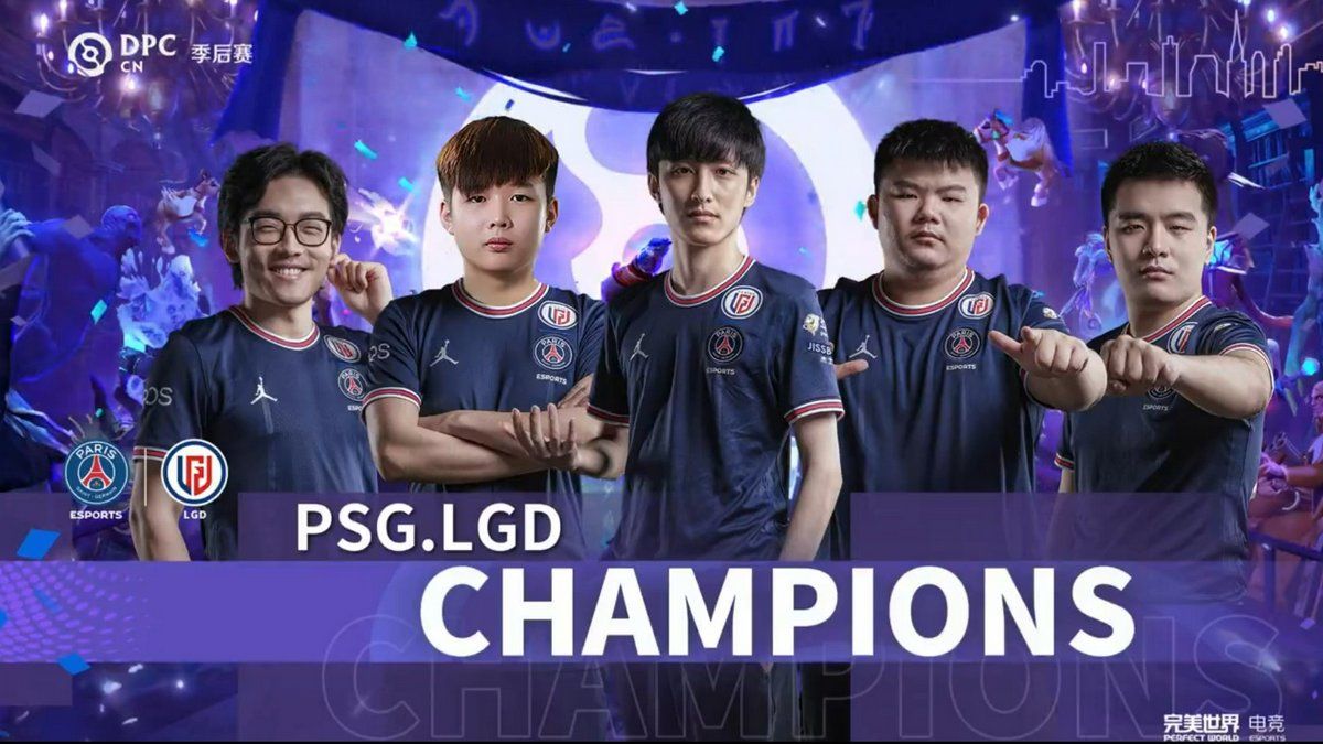 PSG.LGD champions of Spring Tour Dota Pro Circuit