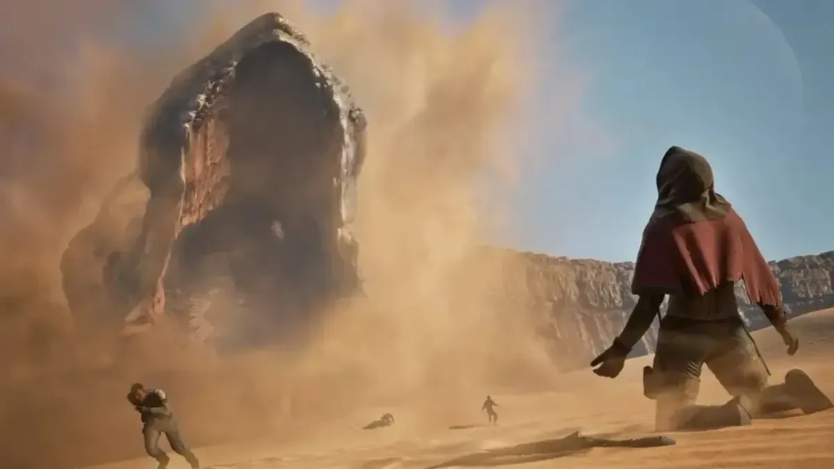 Dune: Thức tỉnh Cát sâu đuổi theo người chơi ở Arrakis.
