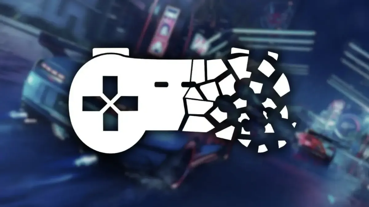 An image from The Crew with the Stop Killing Games Logo