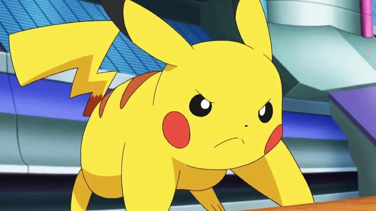 Pikachu from the The Pokémon Company anime.