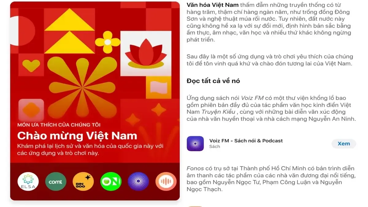 App Store Chào Mừng Ngày Quốc Khánh 2/9 Với Loạt Nội Dung Đậm Chất Việt Nam