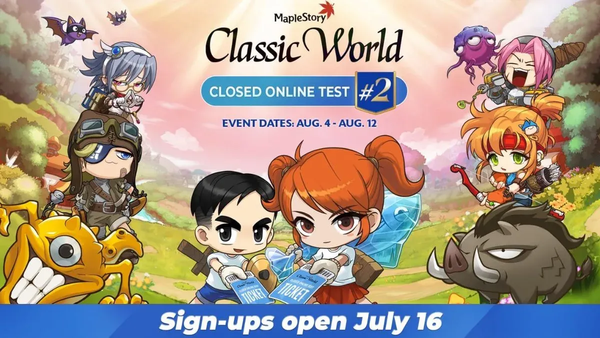 An image of MapleStory Classic World second online test