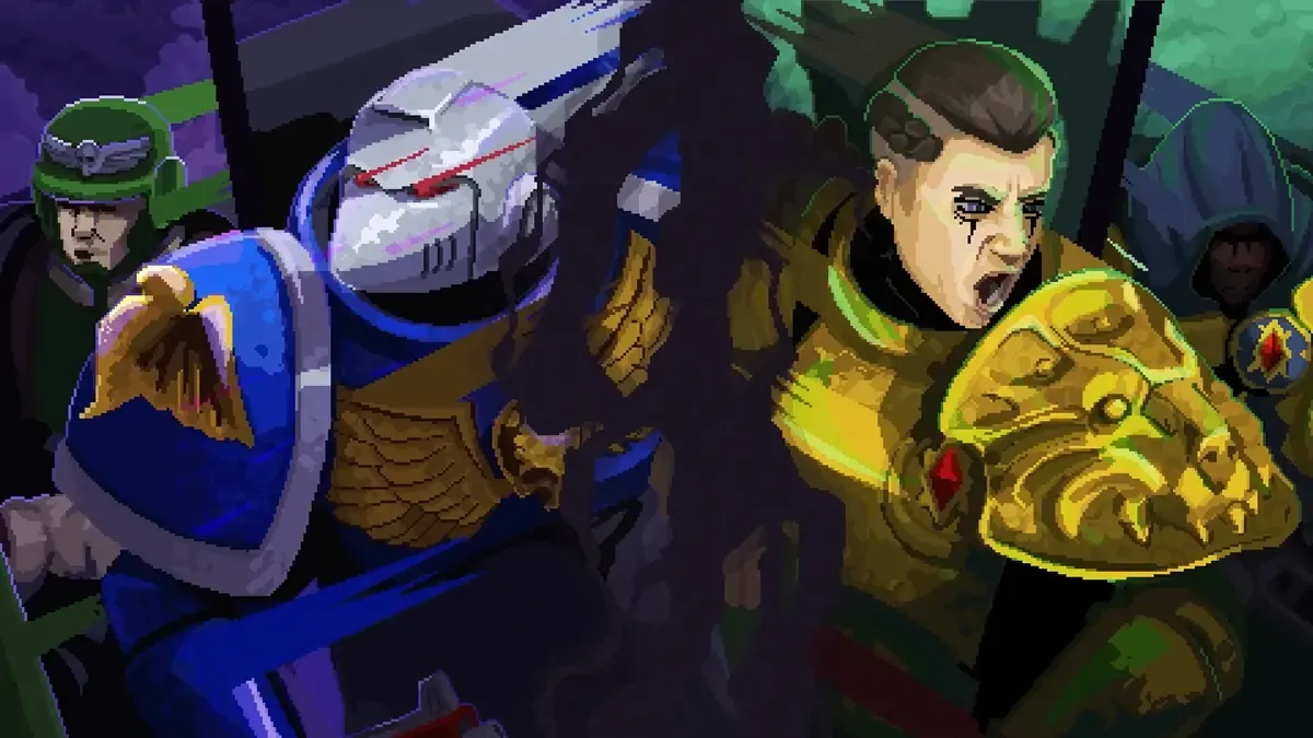 Characters from Warhammer: 40K and Warhammer: Age of Sigmar.