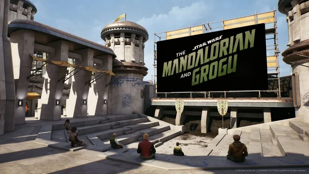 Fortnite players can watch the first 10 minutes of The Mandalorian and Grogu before it comes out