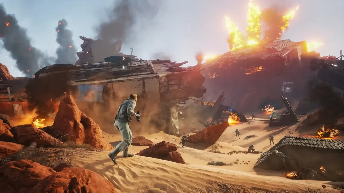 Gameplay from Dune: Awakening.