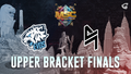 Upper bracket finals MSC team logos