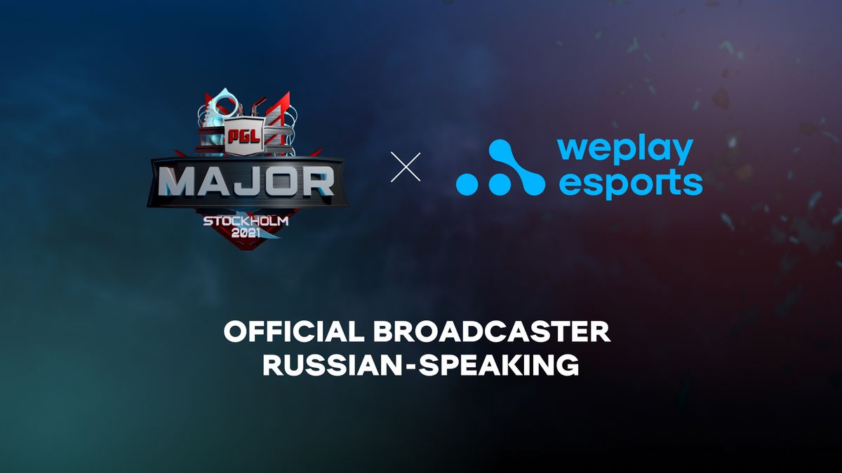 WePlay and PGL logos for the Stockholm CS:GO Major