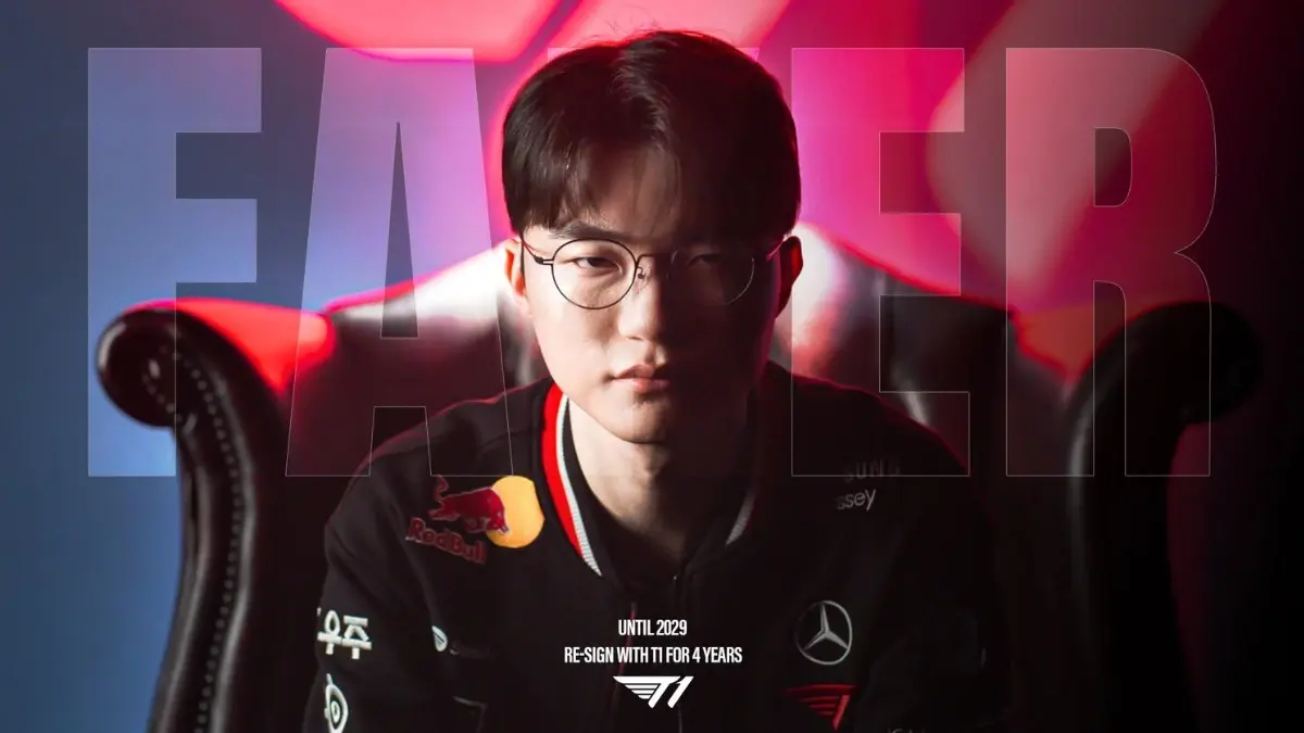 SKT T1 League of Legends FAKER&BANG サイン SKT T1 League of