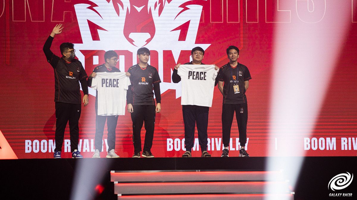 BOOM Esports  sending a message of peace at GAMERS GALAXY: Invitational Series Dubai 2022