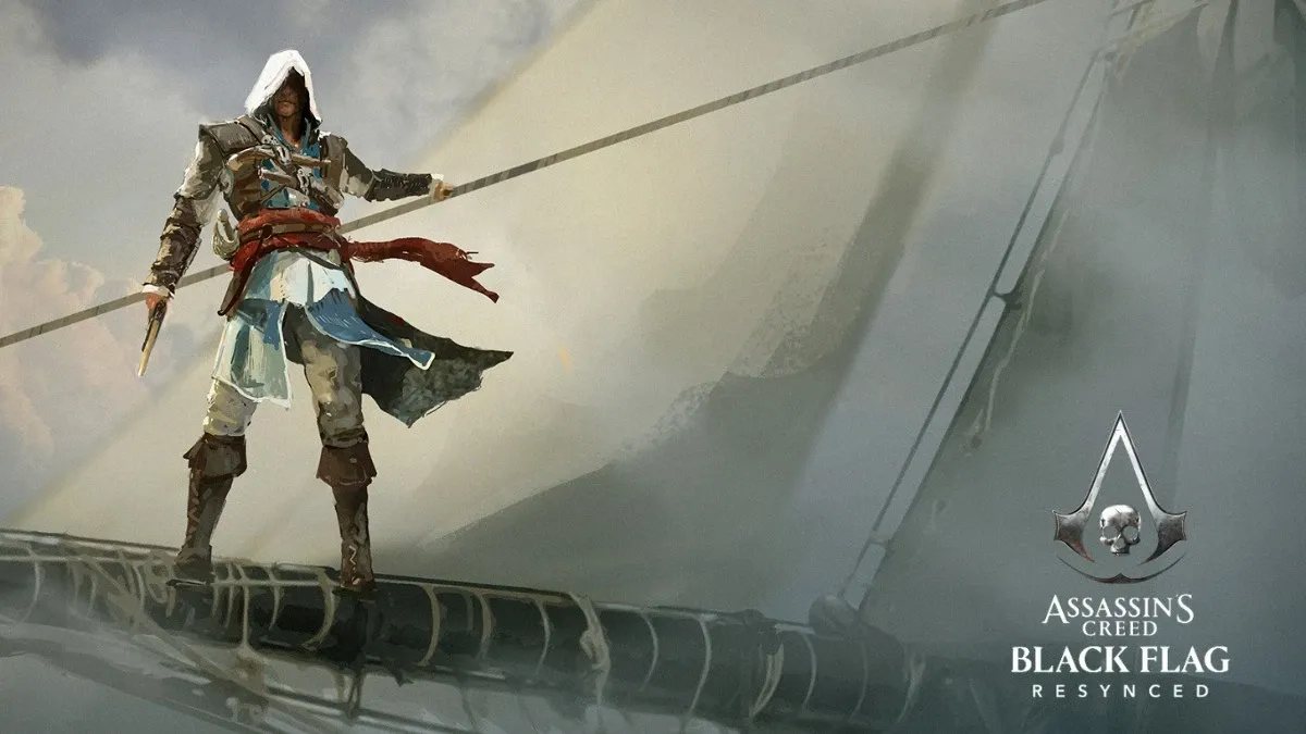 The official Assassin's Creed Black Flag Resynced teaser image.