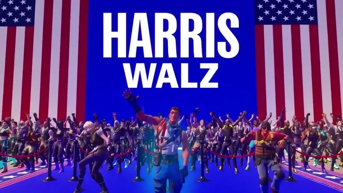 Presidential candidate Kamala Harris unveils custom Fortnite map ahead of U.S 2024 Elections