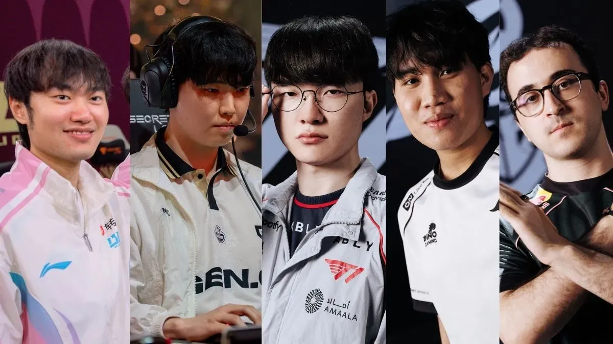 knight, Chovy, Faker, Hizto, Skewm0nd