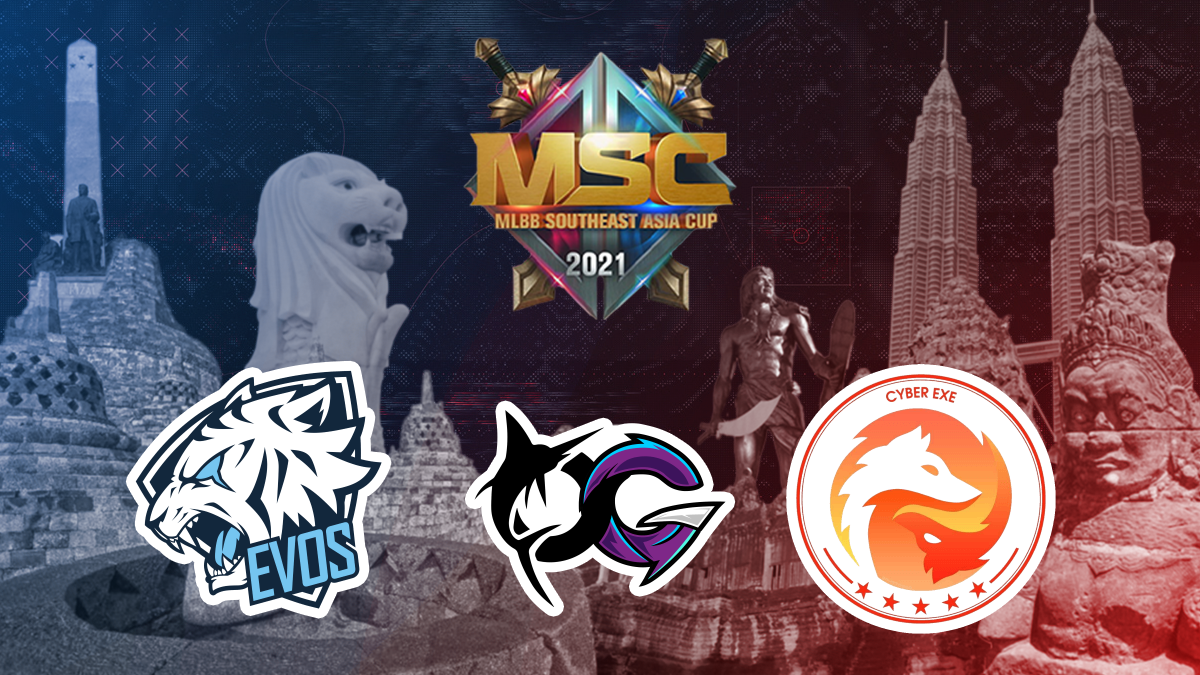 MSC 2021 Group B team logos