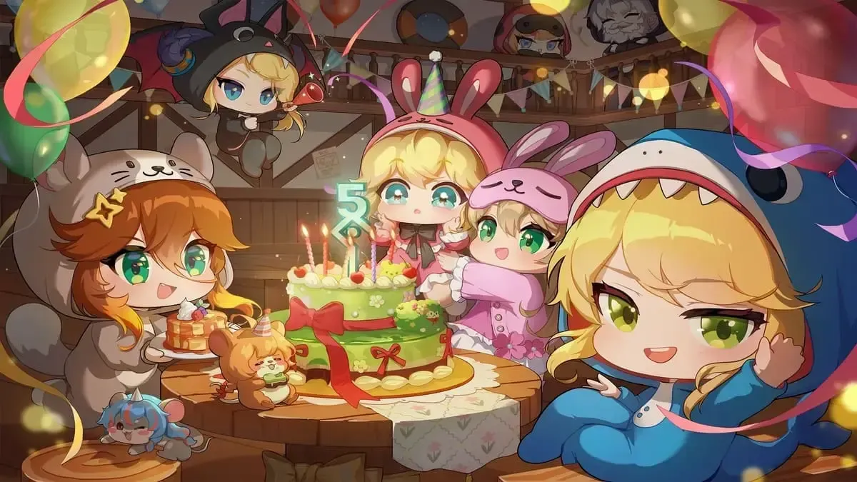 Guardian Tales ăn mừng 5 năm: 3.000 Gems, 150 lượt triệu hồi và sự kiện hoành tráng