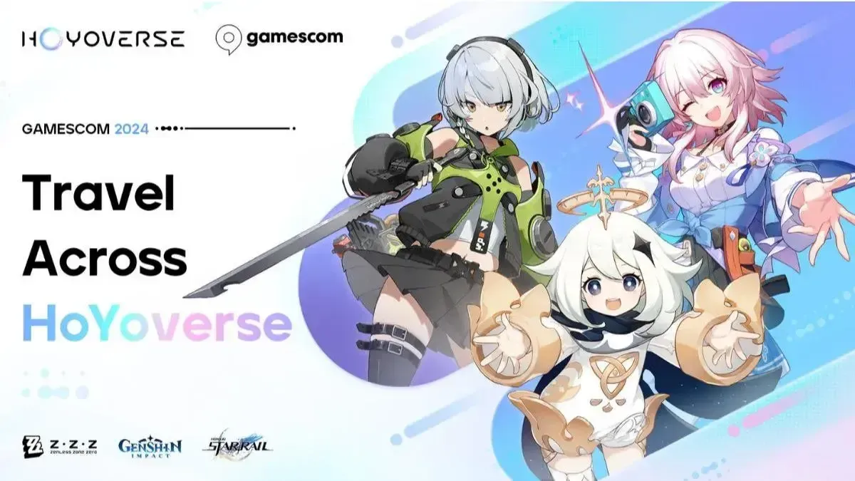 HoYoverse returns to gamescom with Genshin, HSR, and ZZZ booths