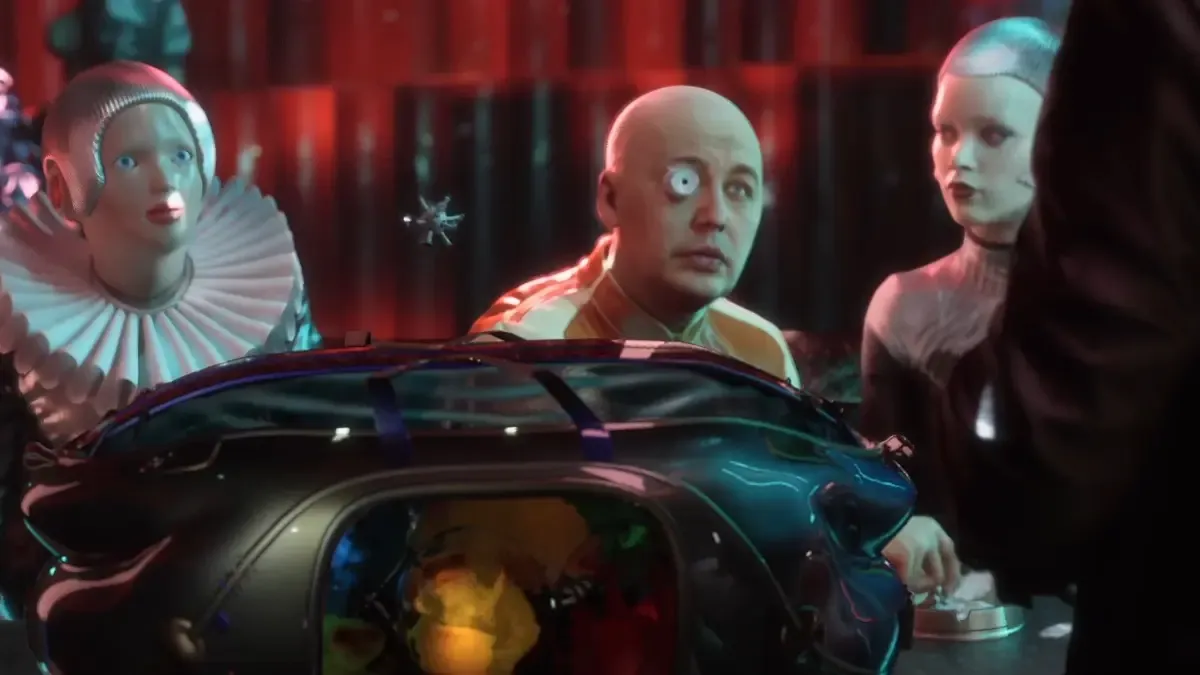 Party-goers in the trailer of Atomic Heart II.