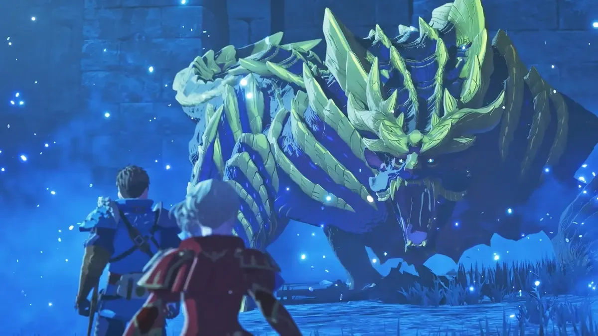 A screenshot from Monster Hunter Stories 3.
