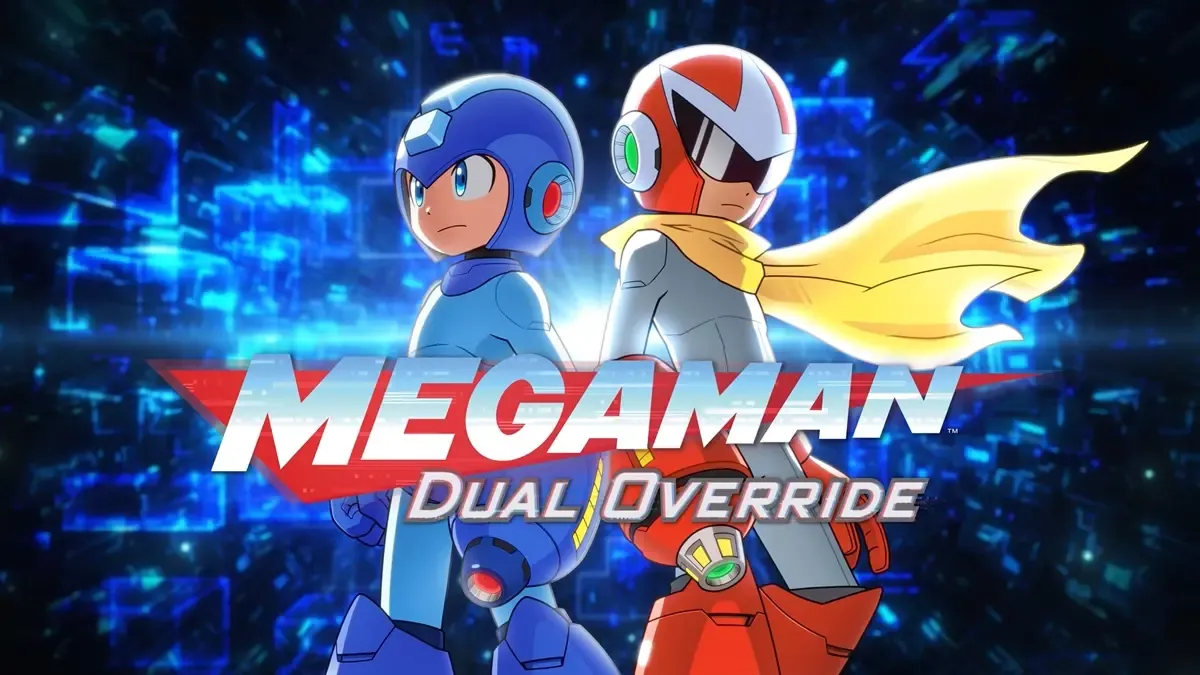 Mega Man and Proto Man in Mega Man Dual Override.