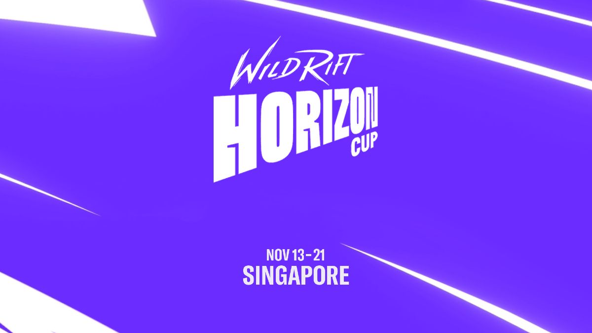Wild Rift Horizon Cup logo and dates
