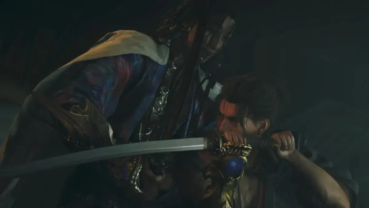 Musashi and Ganryu's weapons clash in the Onimusha: Way of the Sword trailer.