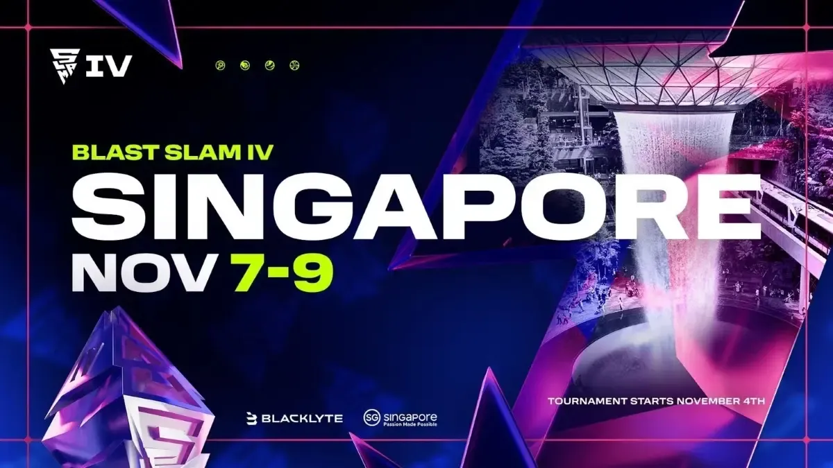 BLAST announce BLAST Slam IV will be hosted live in Singapore in November