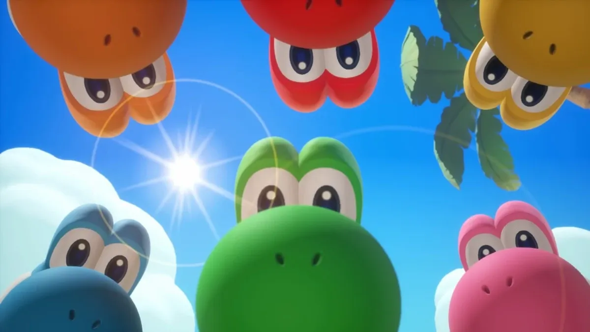 Yoshi and friends in Yoshi and the Mysterious Book