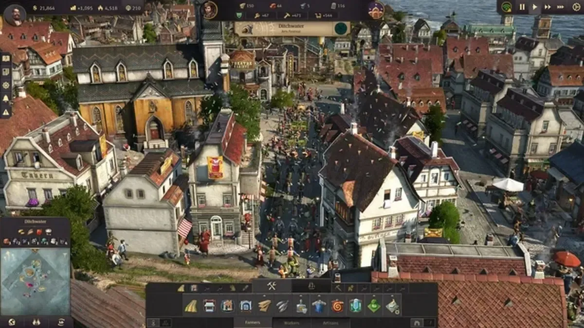 Anno 1800: Giảm giá 90% trên Steam, làn sóng người chơi bùng nổ chưa từng có